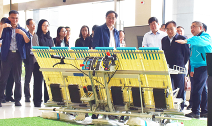 苏州人大常委会副主任沈国芳一行莅临苏州古怪猴子试玩官网入口调研