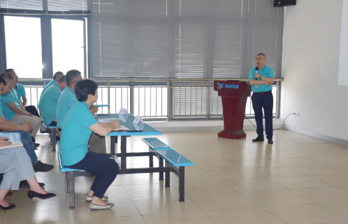 古怪猴子试玩官网入口8月晨会——凝心聚力，扬帆奋进